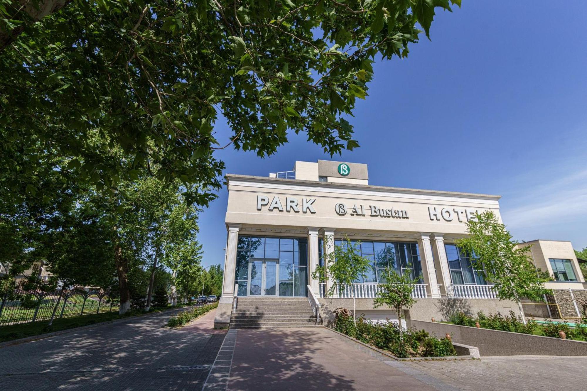 Park Hotel al Bustan Shymkent Bagian luar foto